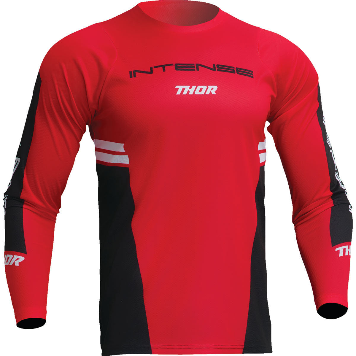 Thor Intense Assist Berm Long-Sleeve Jersey - Red/Black