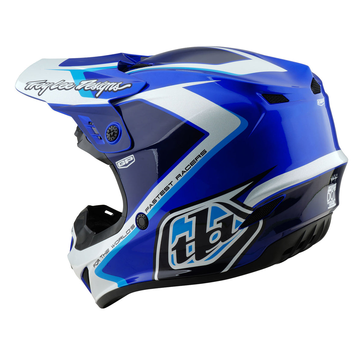 Troy Lee Designs Gp Helmet No Mips - Shutter - Blue