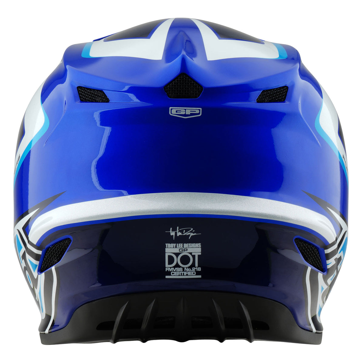 Troy Lee Designs Gp Helmet No Mips - Shutter - Blue