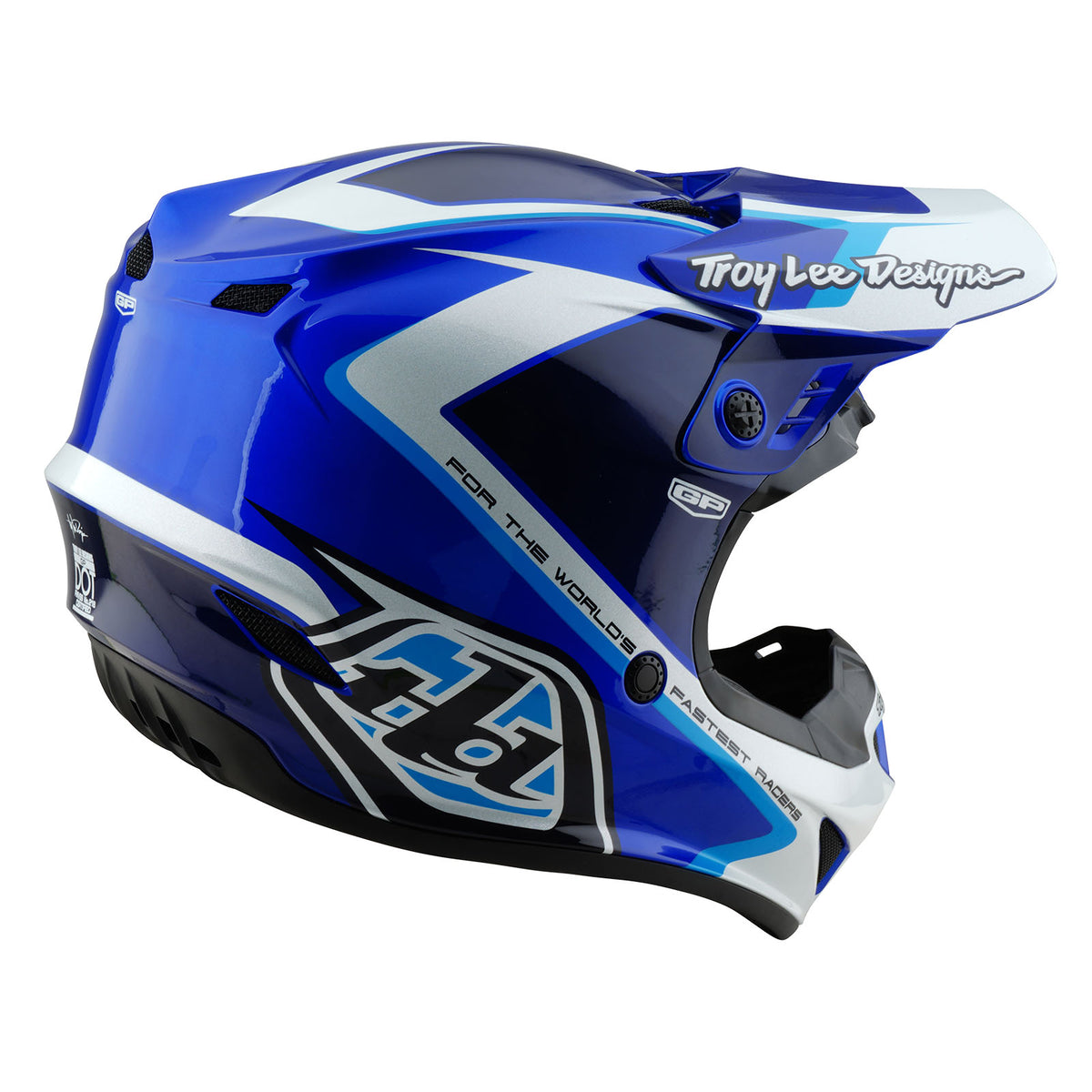 Troy Lee Designs Gp Helmet No Mips - Shutter - Blue