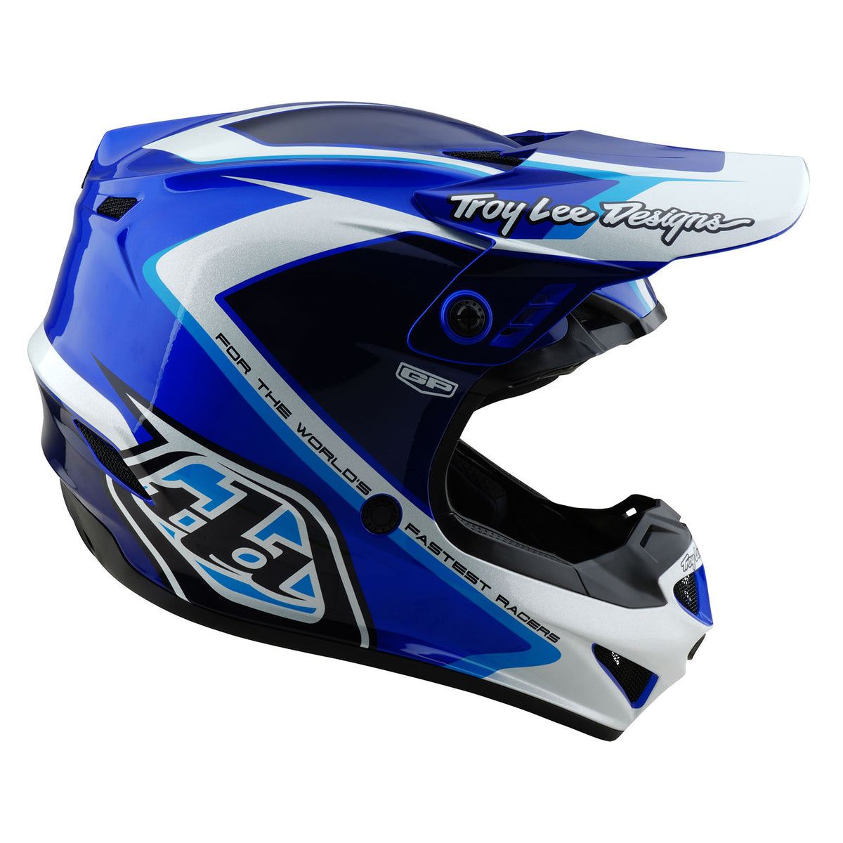 Troy Lee Designs Gp Helmet No Mips - Shutter - Blue