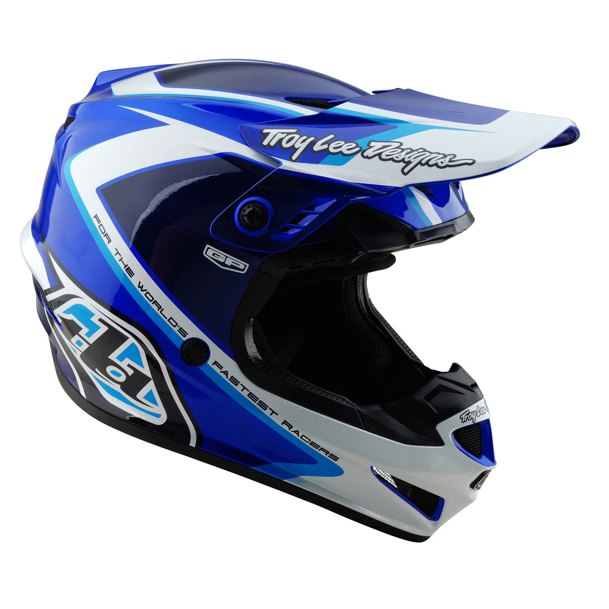 Troy Lee Designs Gp Helmet No Mips - Shutter - Blue