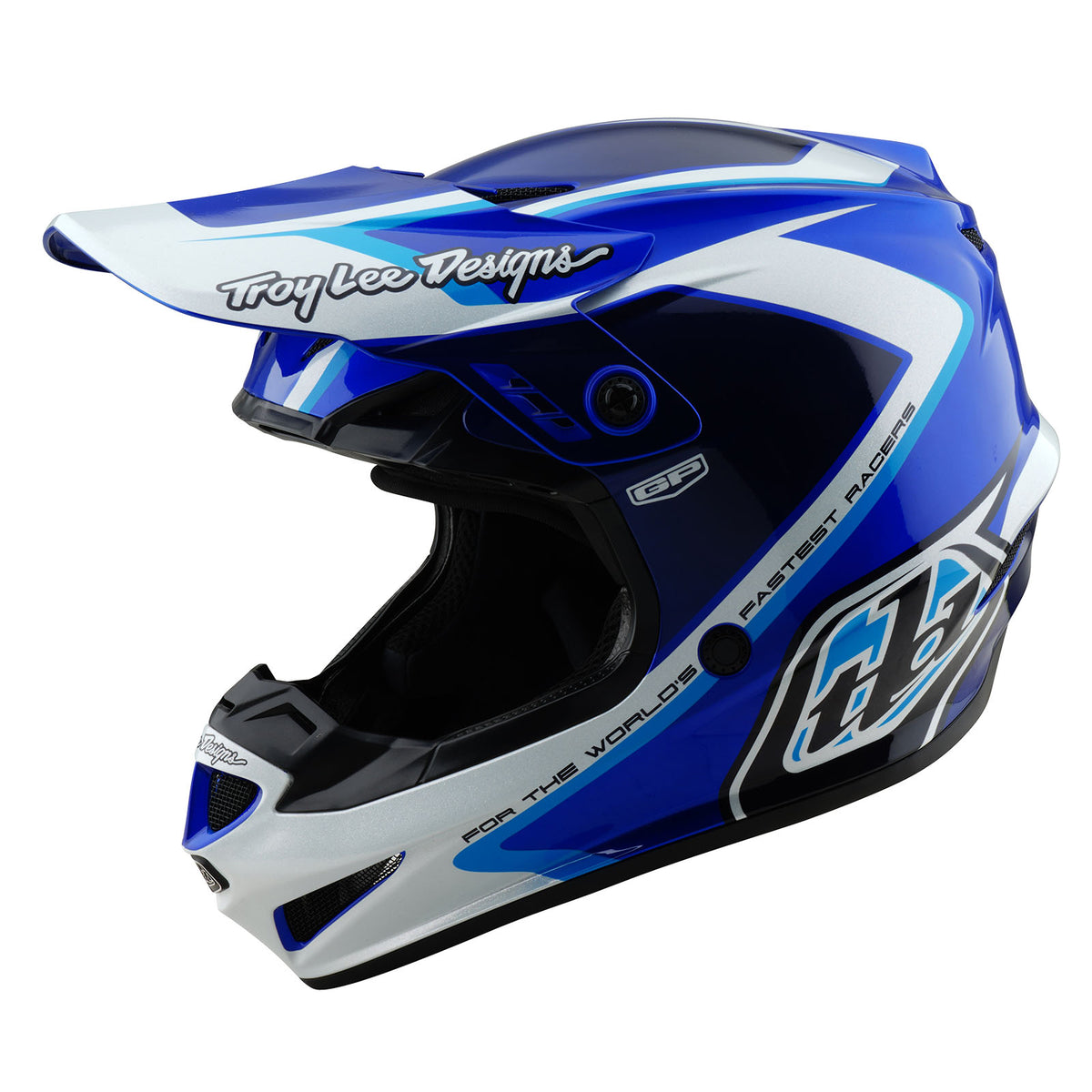 Troy Lee Designs Gp Helmet No Mips - Shutter - Blue