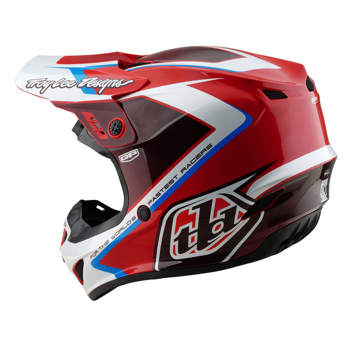 Troy Lee Designs Gp Helmet No Mips - Shutter - Red