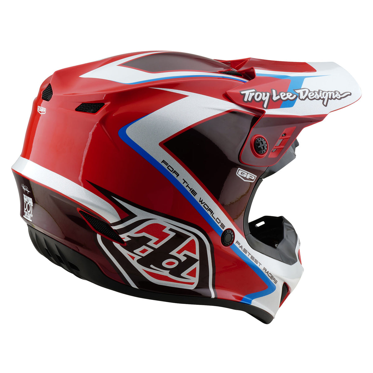 Troy Lee Designs Gp Helmet No Mips - Shutter - Red