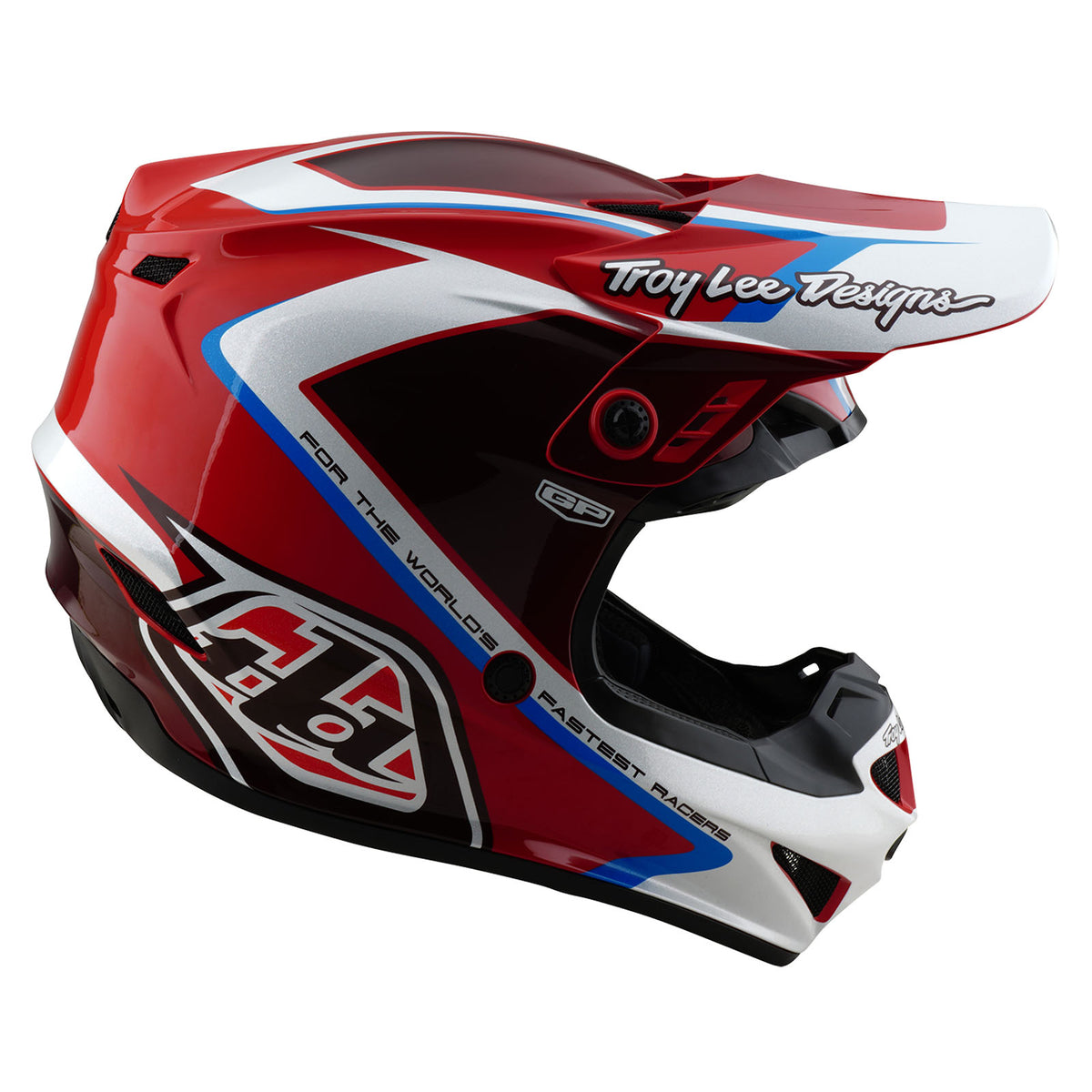 Troy Lee Designs Gp Helmet No Mips - Shutter - Red