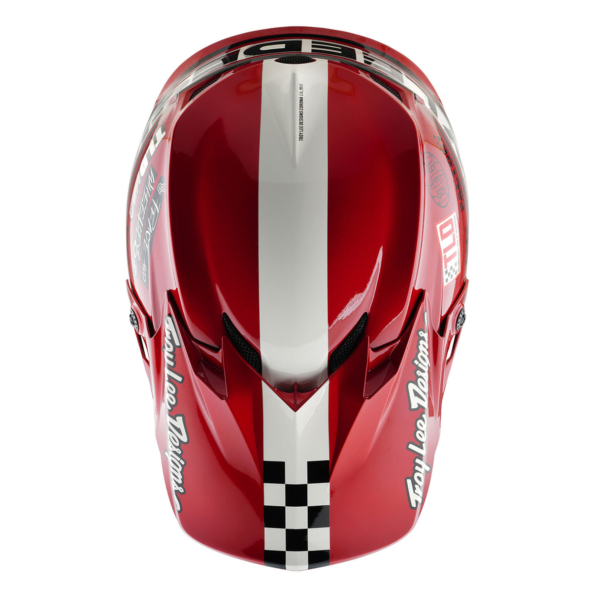 Troy Lee Designs Gp Pro Helmet W/Mips - Fifty-50 - White / Red
