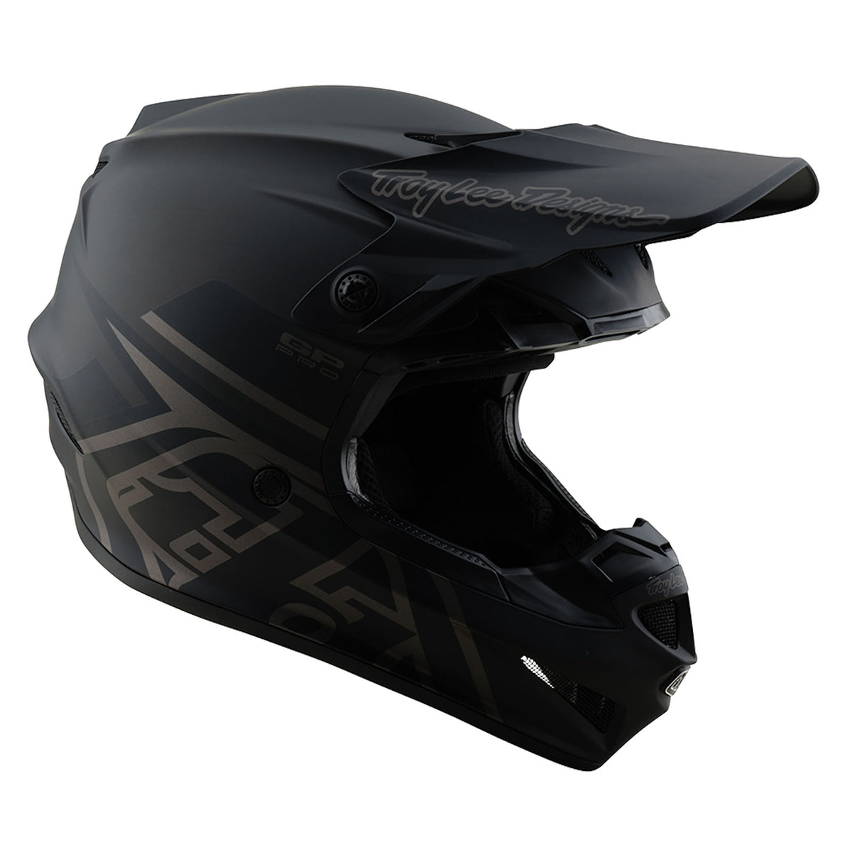 Troy Lee Designs Gp Pro Helmet W/Mips - Mono - Black