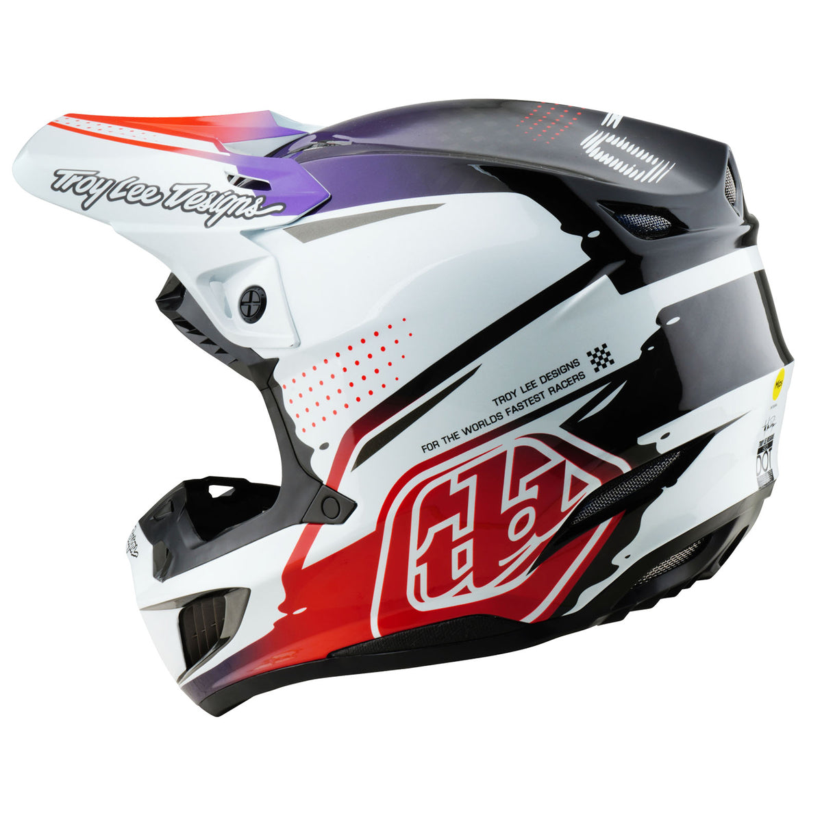 Troy Lee Designs Se5 Carbon Helmet W/Mips - Drip - Black