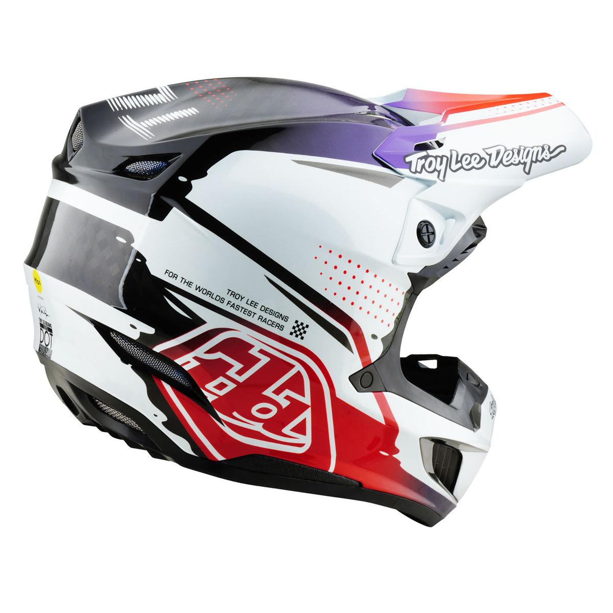 Troy Lee Designs Se5 Carbon Helmet W/Mips - Drip - Black