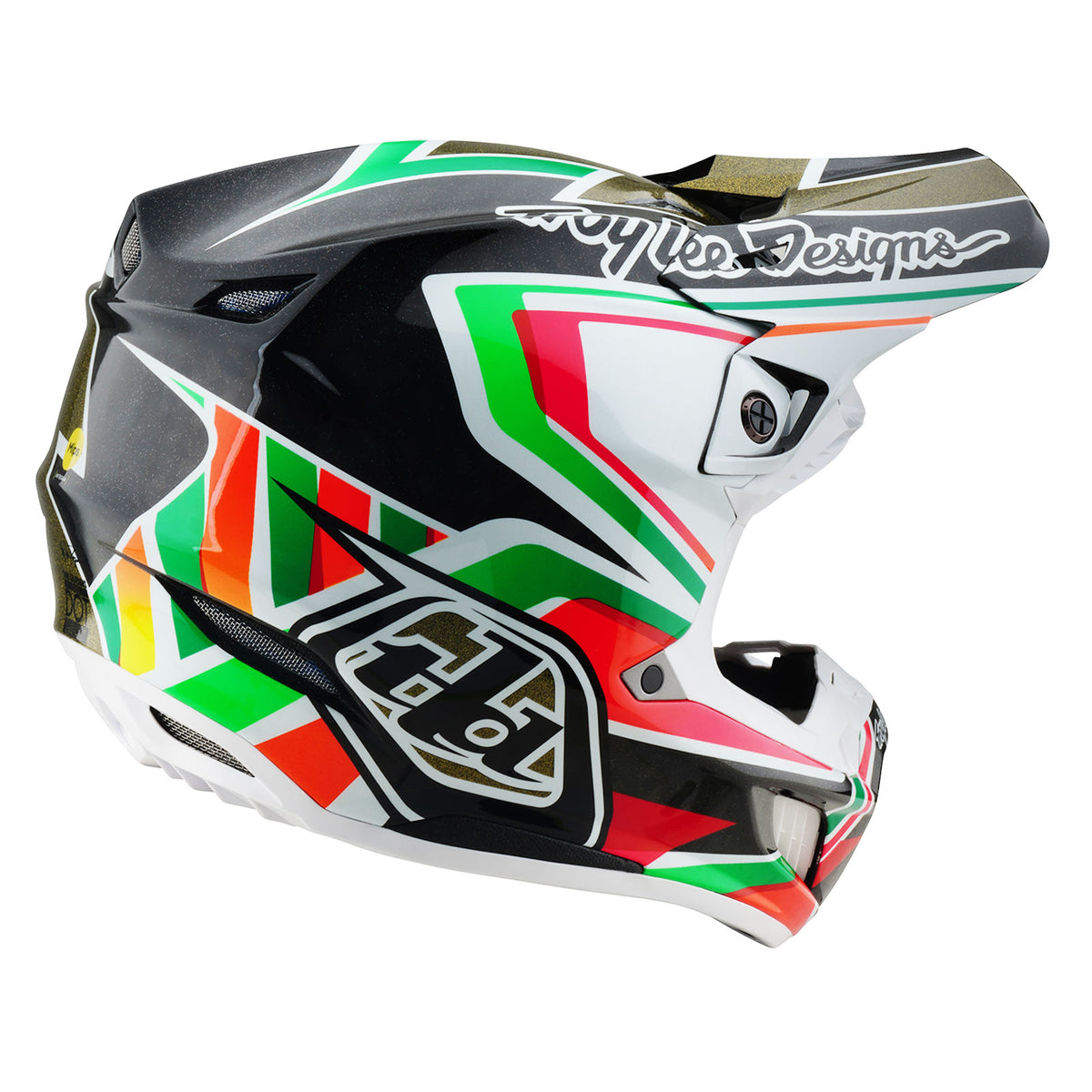 Troy Lee Designs Se5 Carbon Helmet W/Mips - Labyrinth - Black