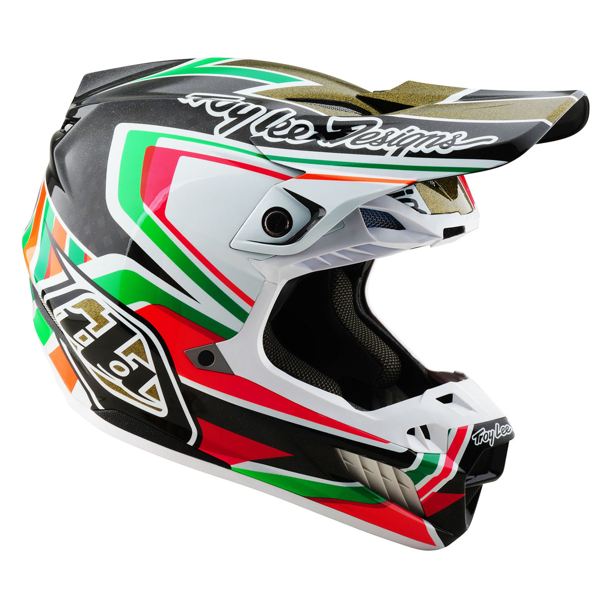 Troy Lee Designs Se5 Carbon Helmet W/Mips - Labyrinth - Black