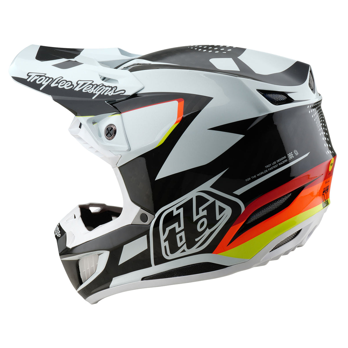 Troy Lee Designs Se5 Carbon Helmet W/Mips - Optic - Black