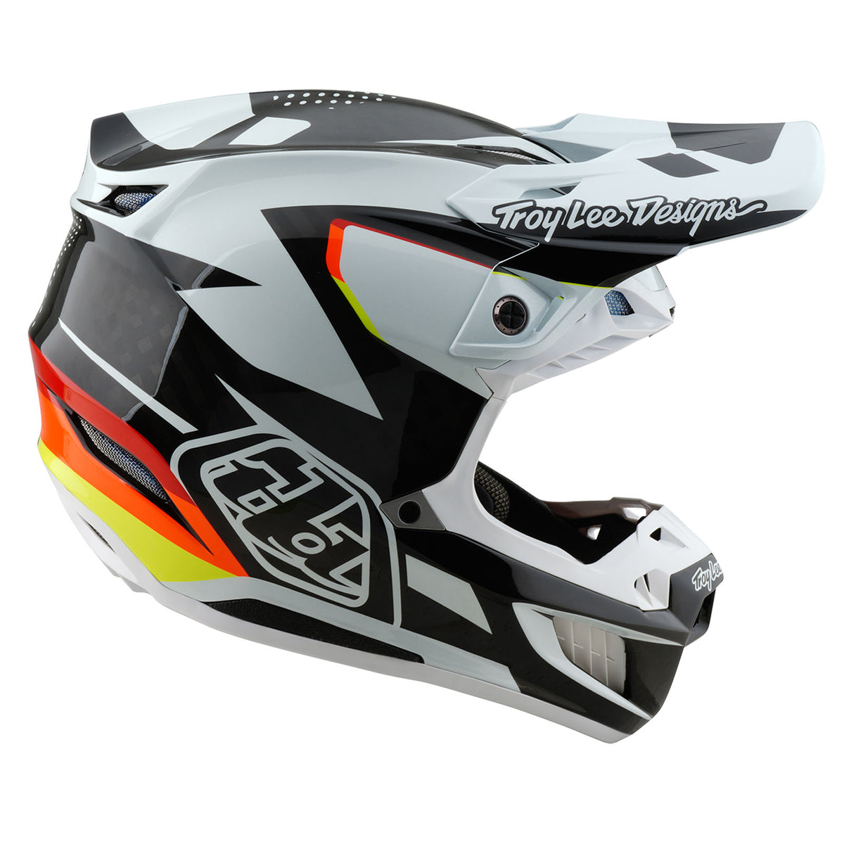 Troy Lee Designs Se5 Carbon Helmet W/Mips - Optic - Black