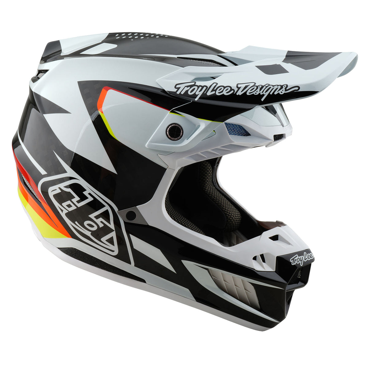 Troy Lee Designs Se5 Carbon Helmet W/Mips - Optic - Black