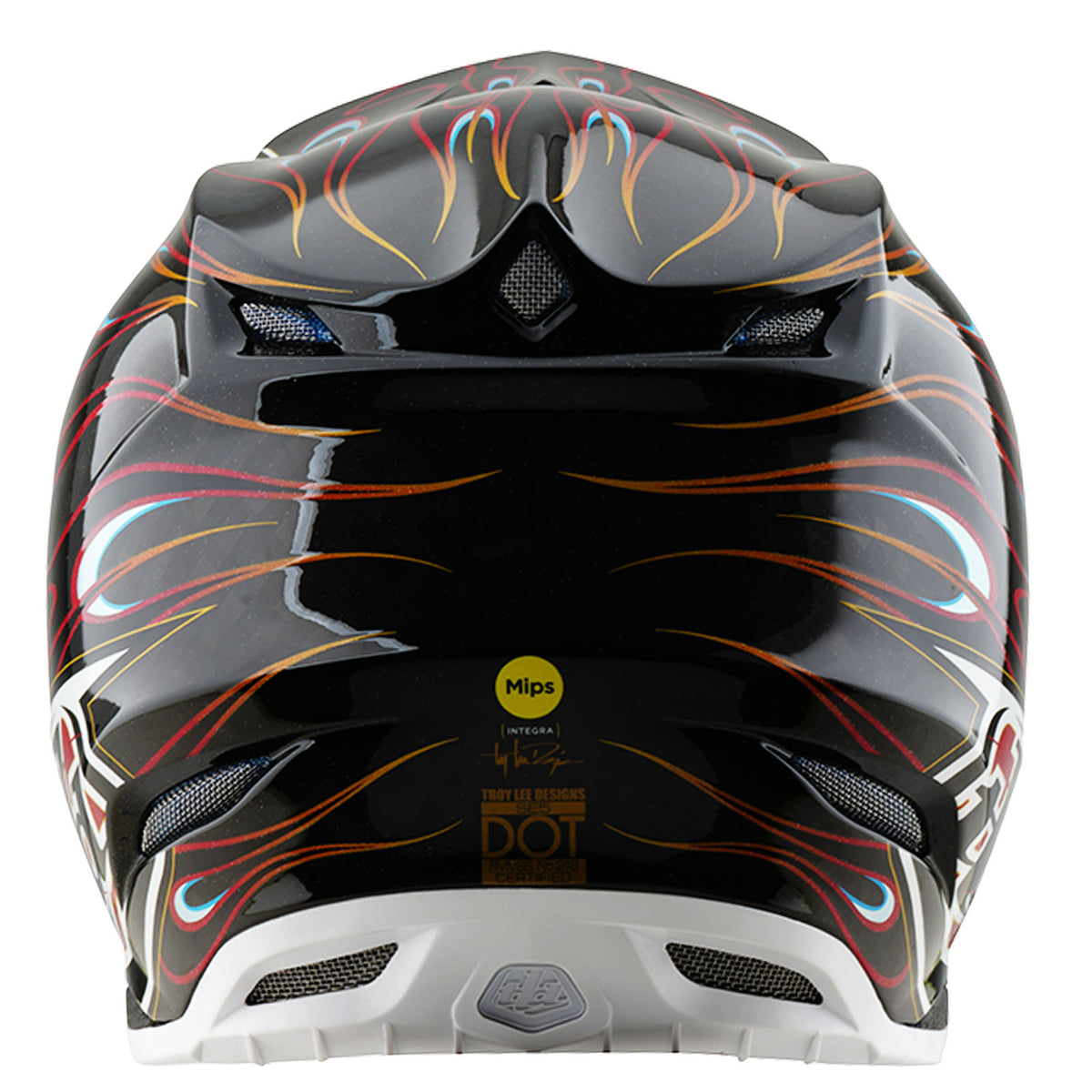 Troy Lee Designs Se5 Carbon Helmet W/Mips - Torched - Black / Red