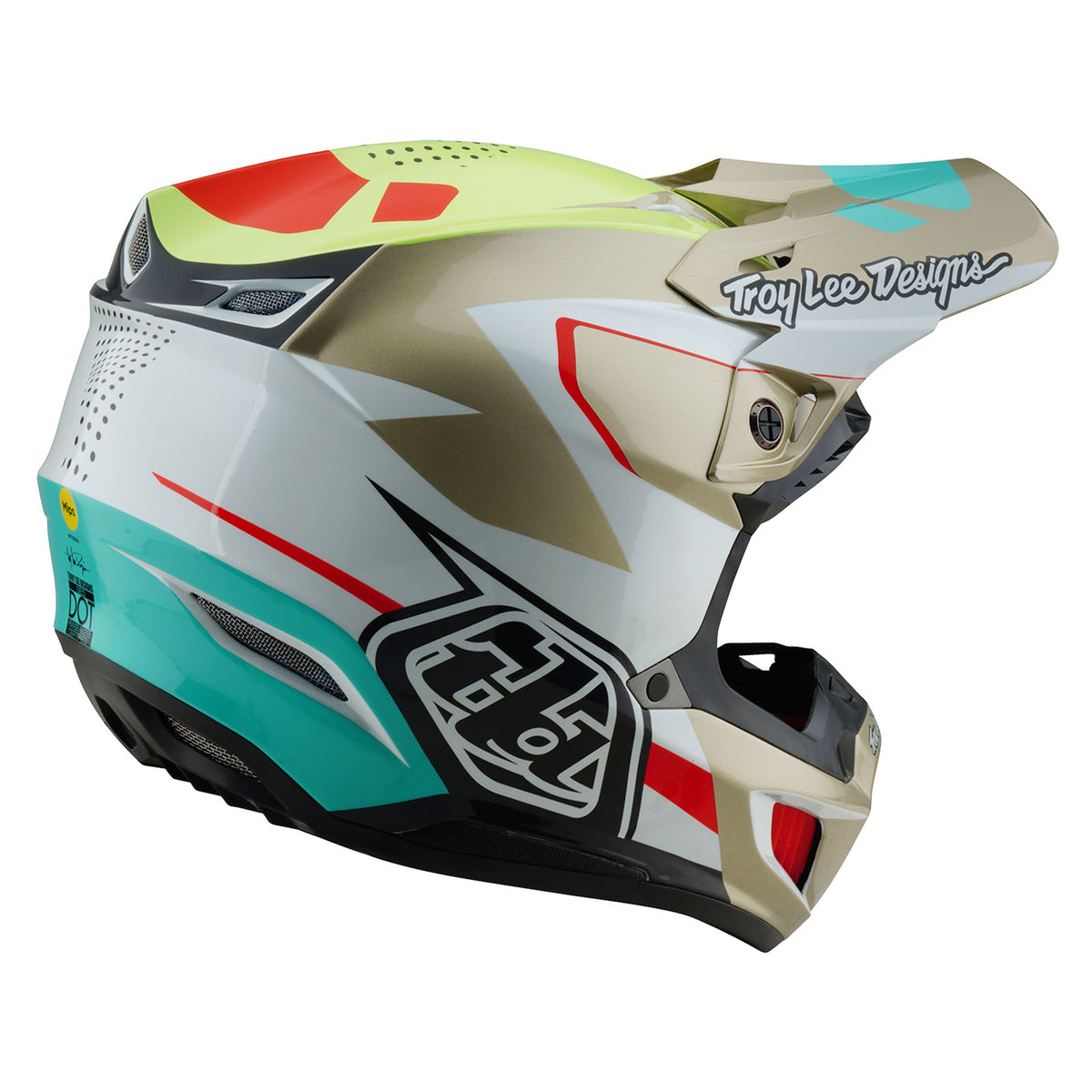 Troy Lee Designs Se5 Composite Helmet W/Mips - Optic - White