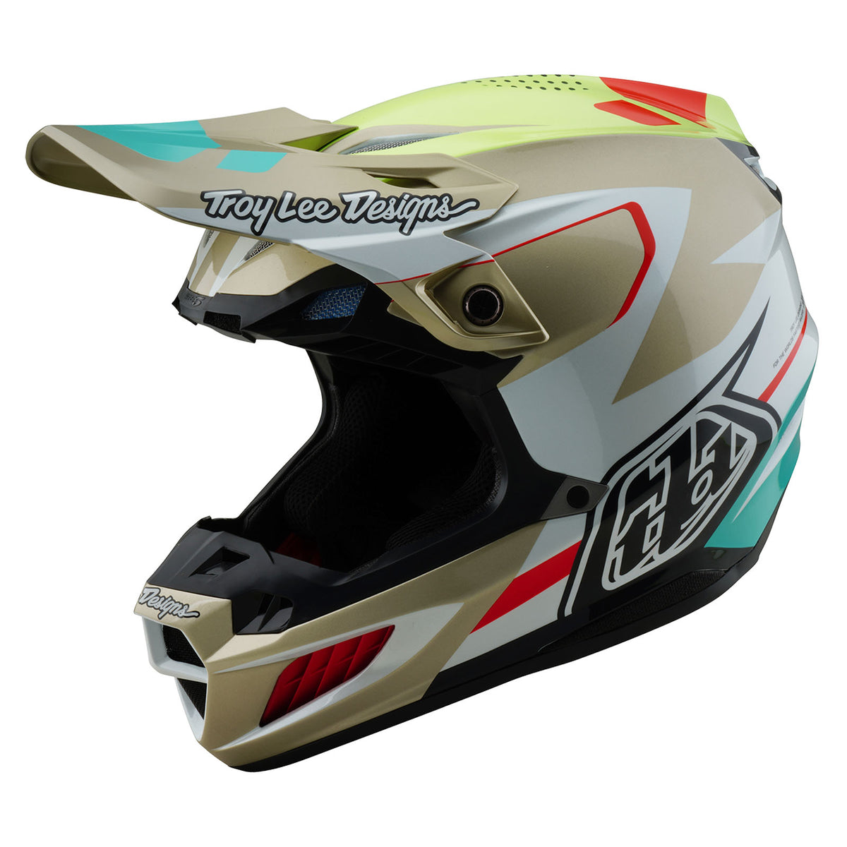 Troy Lee Designs Se5 Composite Helmet W/Mips - Optic - White