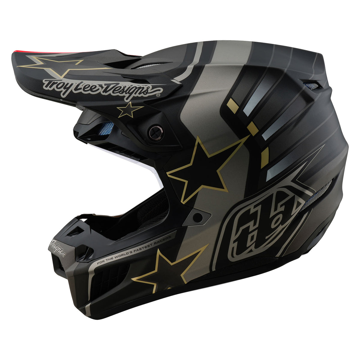 Troy Lee Designs SE5 Composite Helmet W/ MIPS - Rays - Black