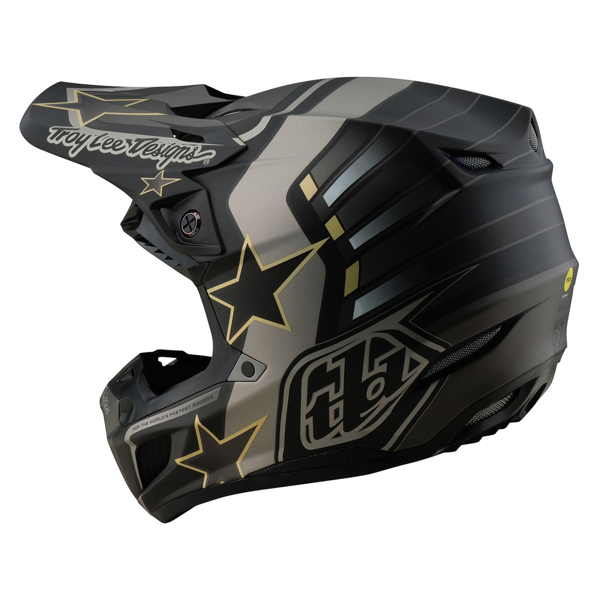 Troy Lee Designs Se5 Composite Helmet W/Mips - Rays - Black