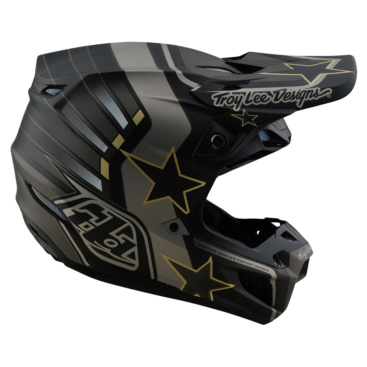 Troy Lee Designs Se5 Composite Helmet W/Mips - Rays - Black