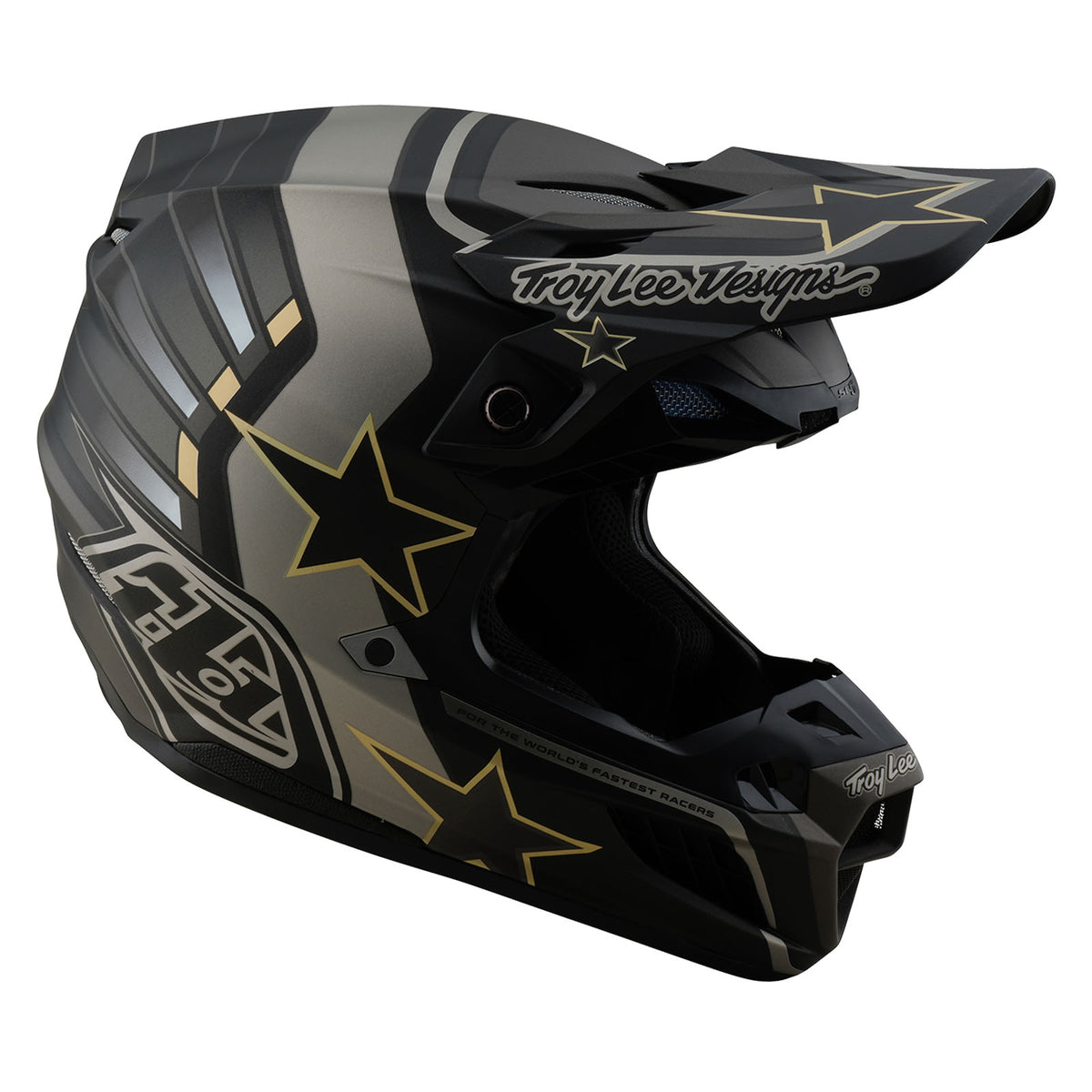 Troy Lee Designs Se5 Composite Helmet W/Mips - Rays - Black