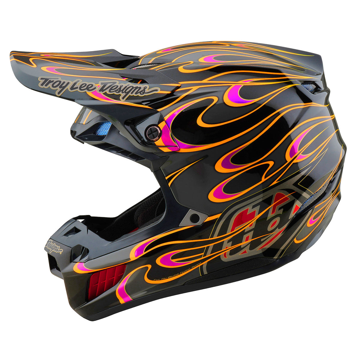 Troy Lee Designs SE5 Composite Helmet W/ MIPS - Torched - Black / Gray