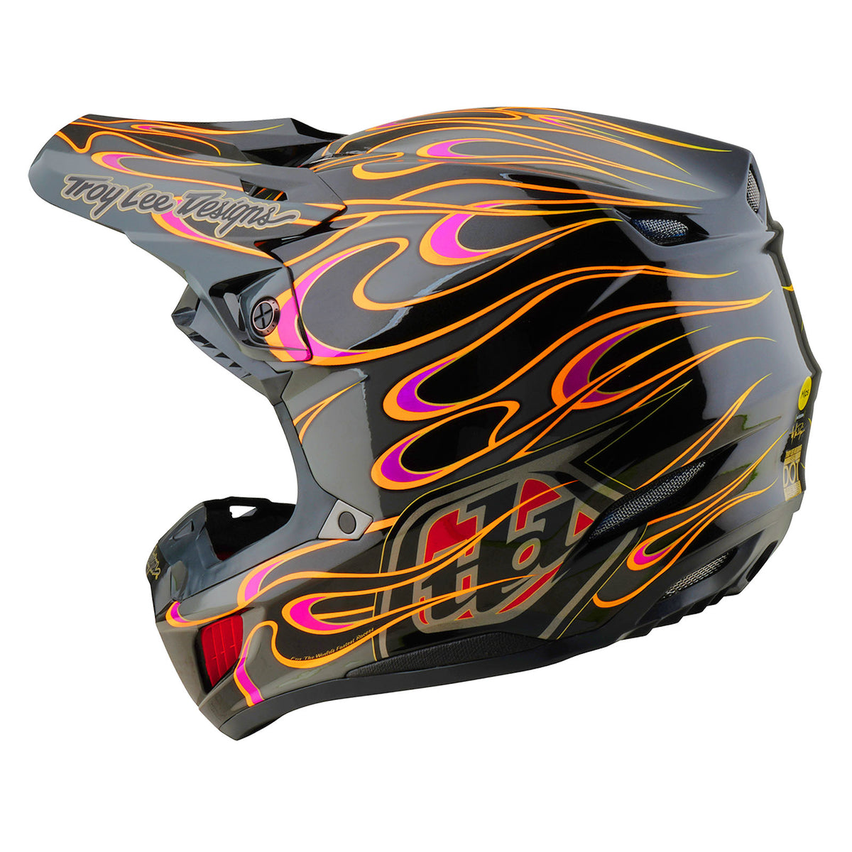 Troy Lee Designs Se5 Composite Helmet W/Mips - Torched - Black / Gray
