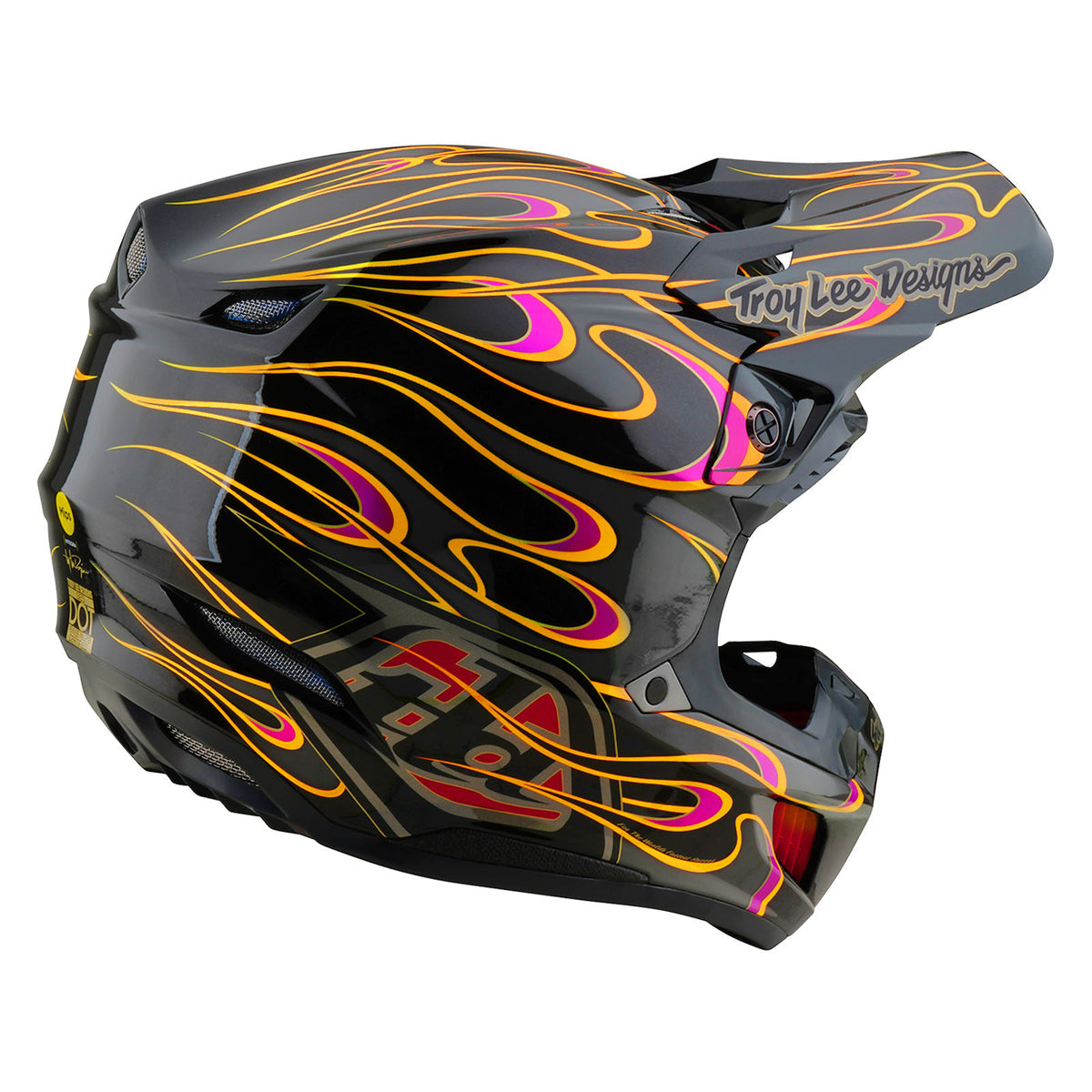 Troy Lee Designs Se5 Composite Helmet W/Mips - Torched - Black / Gray