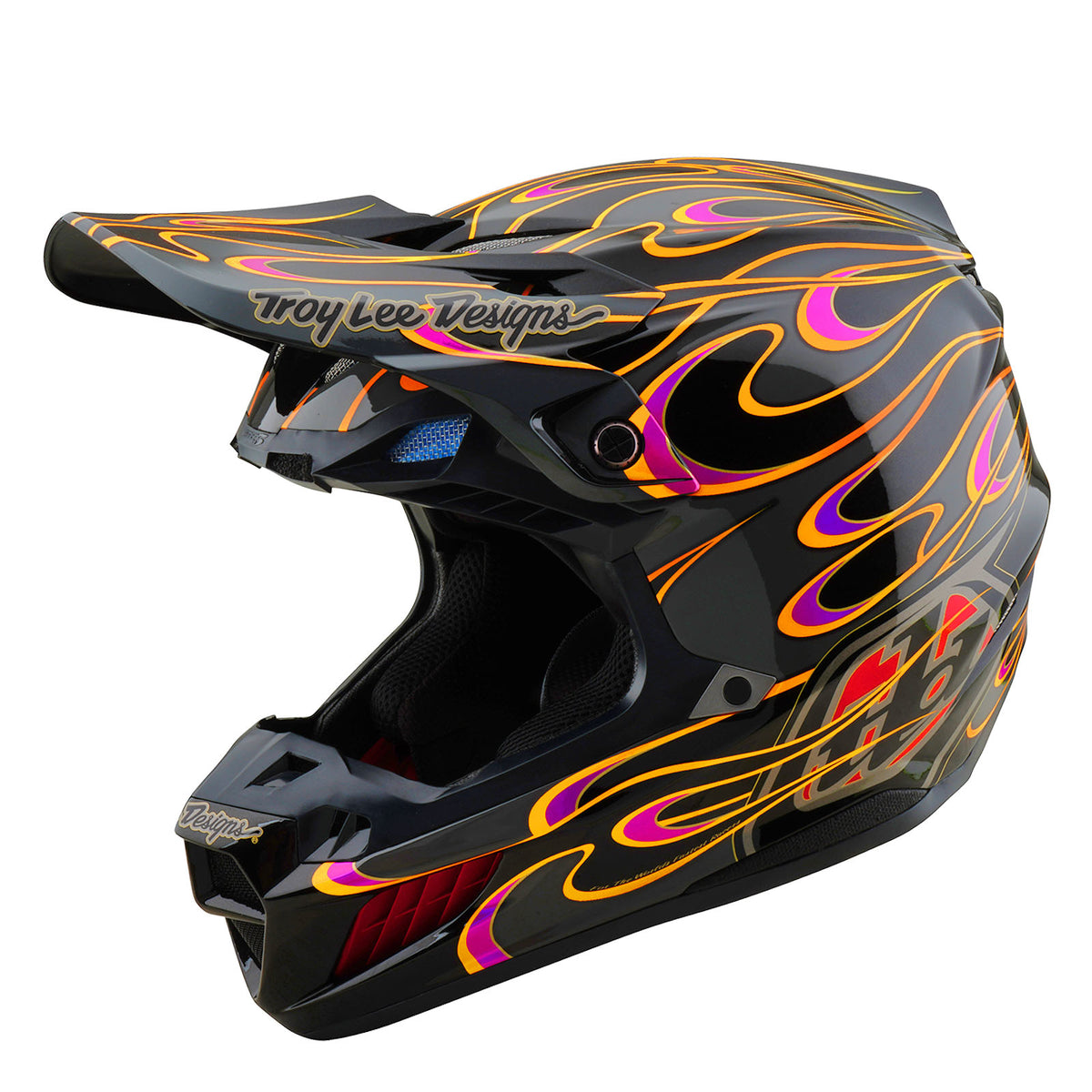 Troy Lee Designs Se5 Composite Helmet W/Mips - Torched - Black / Gray