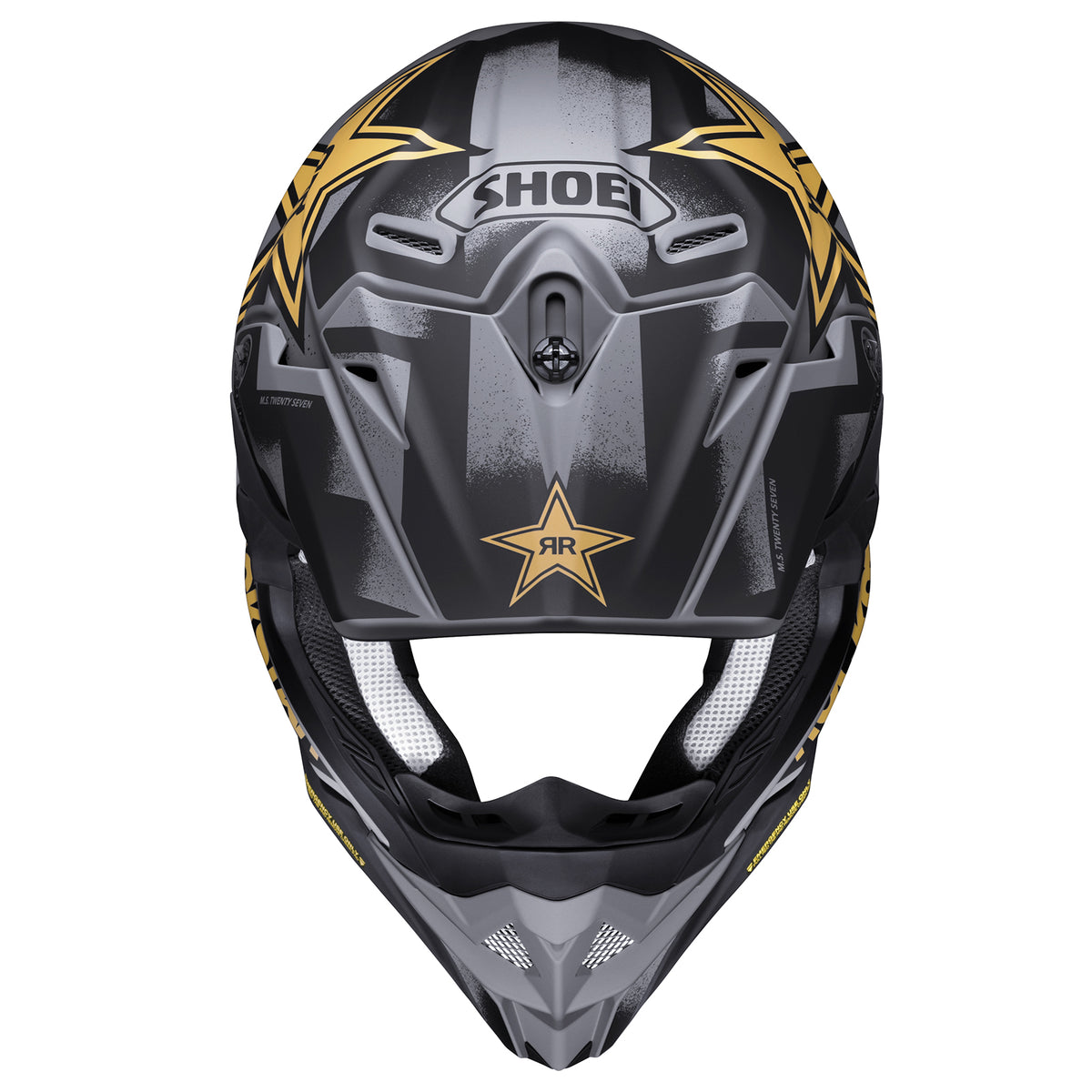 shoei black and yellow helmet Shoei VFX-EVO Malcolm Stewart MS27 Helmet MD
