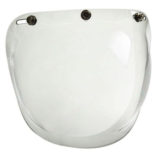 Fulmer 3 Snap Bubble Shield - Universal for 3/4 Open Face Helmets - ExtremeSupply.com
