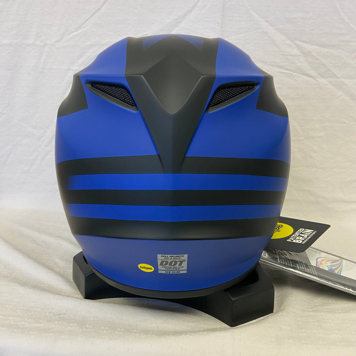 Bell MX-9 MIPS MX Disrupt Helmet Matte Black / Blue Medium (OPEN-BOX) - ExtremeSupply.com
