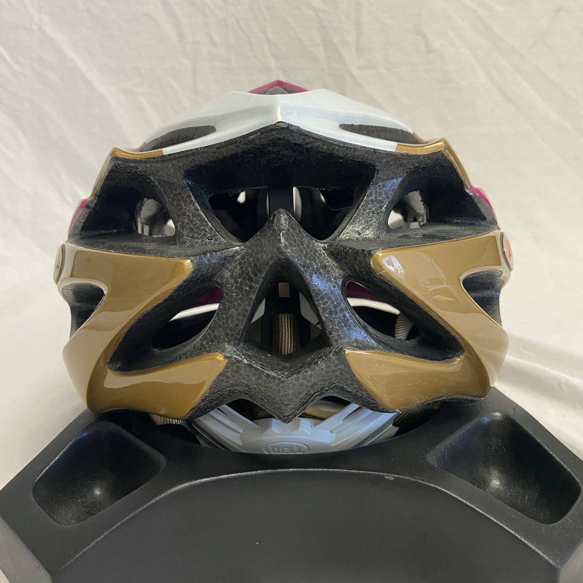 Bell Array Road Helmet Fuchsia / Gold Medium (Open Box) - ExtremeSupply.com