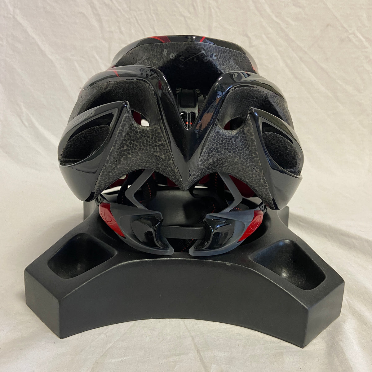 Giro Saros Road Helmet Black / Red Flames Small (Open Box) - ExtremeSupply.com