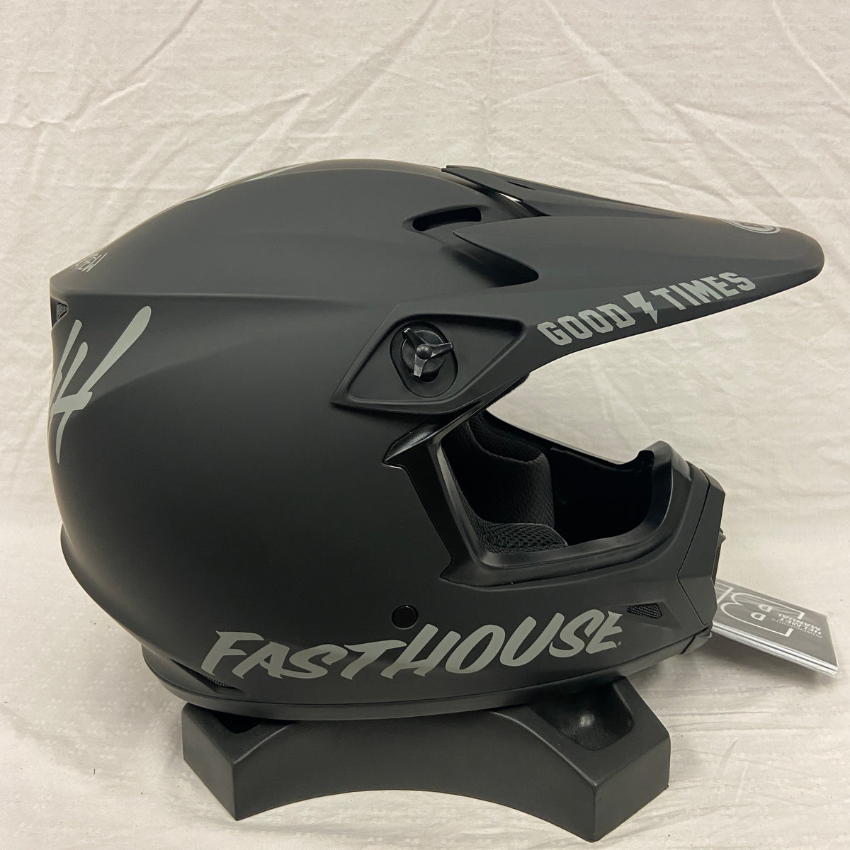 Bell MX-9 MIPS Helmet Fasthouse Matte Black/Grey Medium (Open Box) - ExtremeSupply.com
