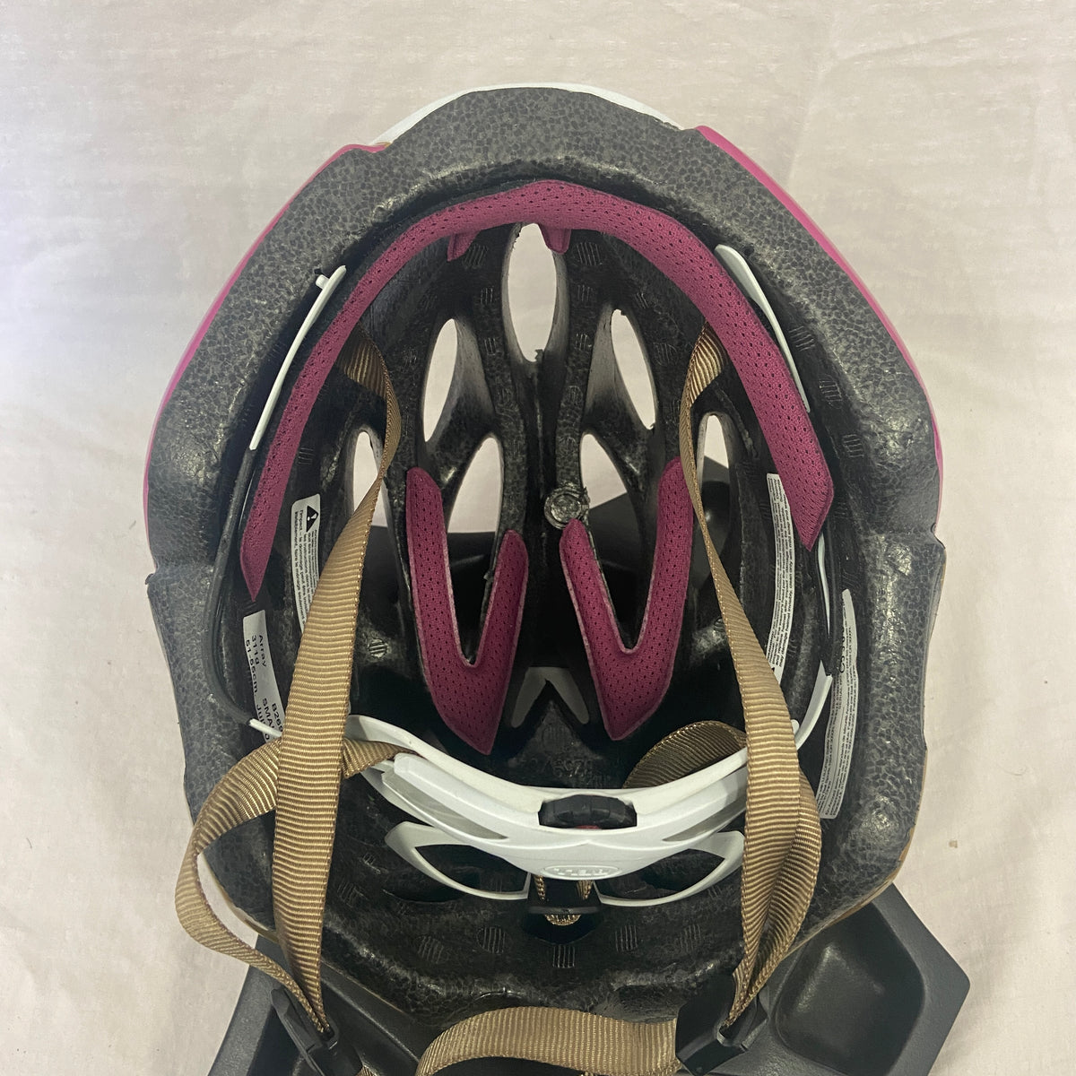 Bell Array Road Helmet Fuchsia / Gold Small (Open Box) - ExtremeSupply.com